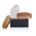 Brosse à peigne en bambou de marque privée en bois Amazon